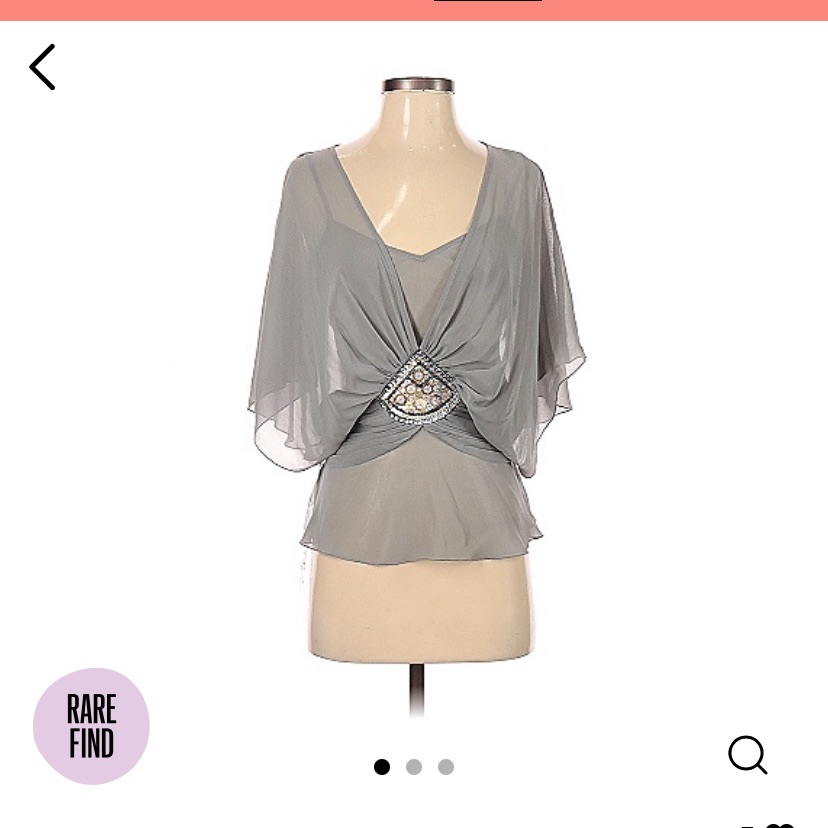 Bebe Flutter Sleeves Blouse